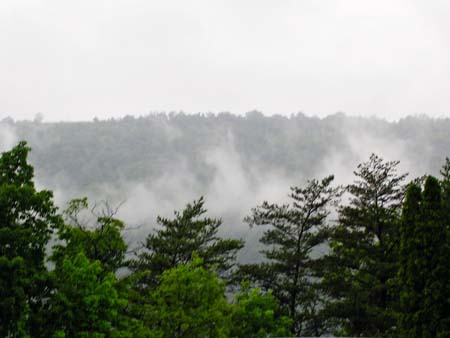 rising clouds