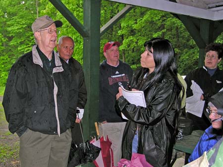 group in shelter