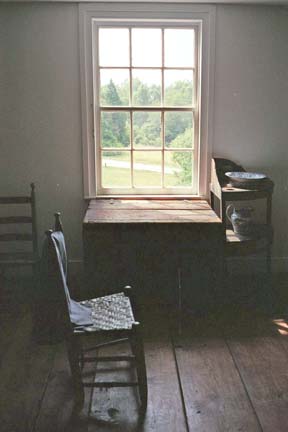 window and desk
