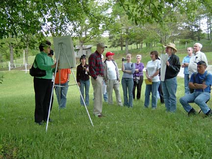 Outdoor lecture